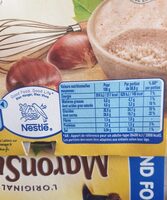 MaronSui's - Nutrition facts - fr
