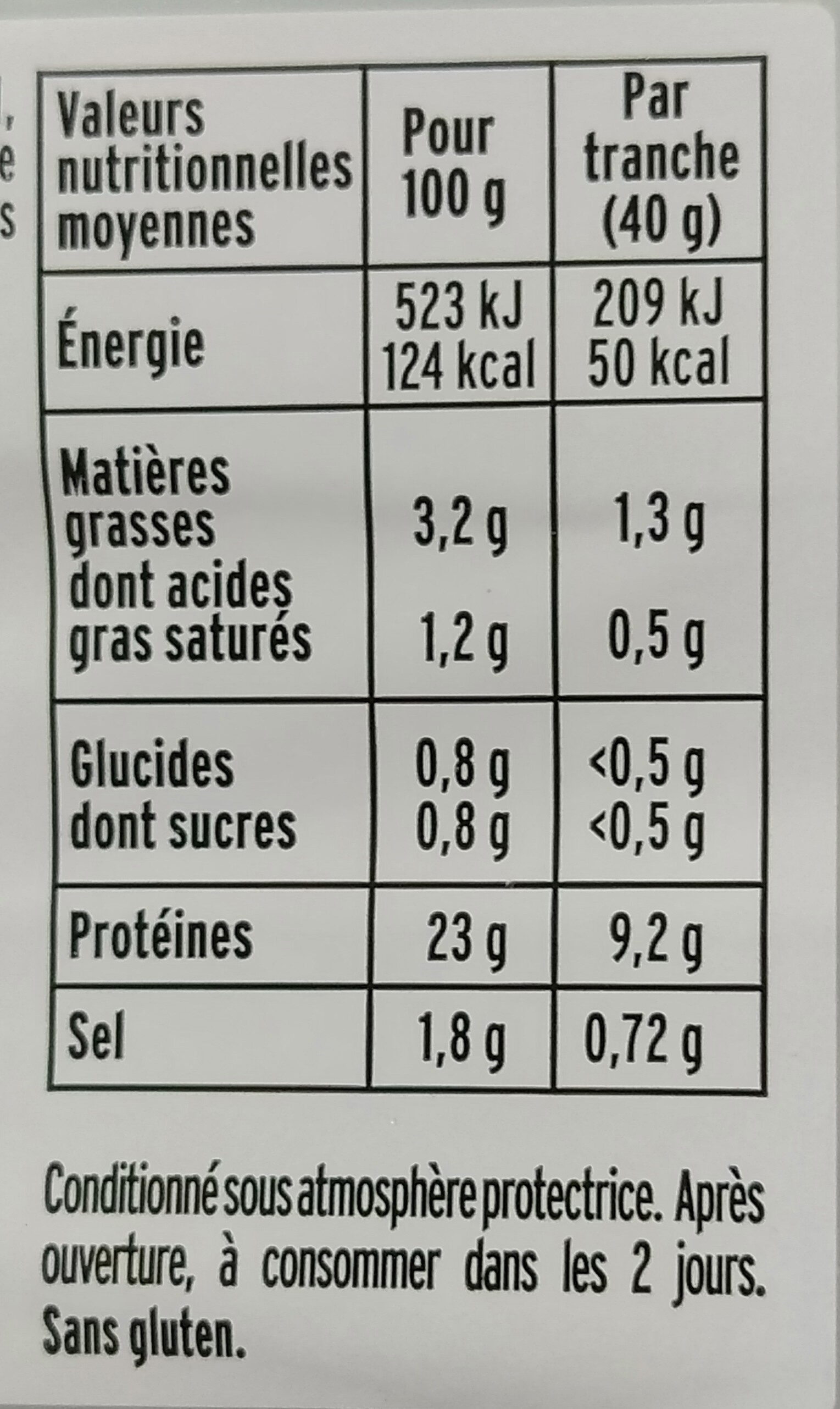 Rôti de Porc - 100 % filet* - Nutrition facts - fr