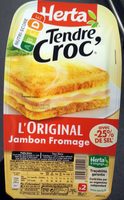 Tendre Croc' L'Original Jambon Fromage -25% de Sel - Product - fr