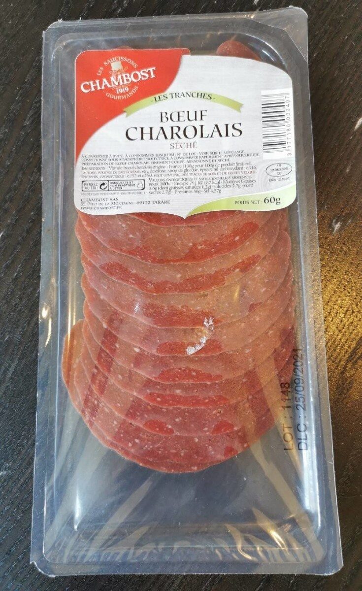 Bœuf Charolais séché - Product - fr