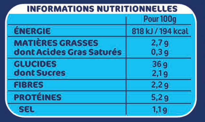 Mini gnocchi a poeler 300g - Nutrition facts - fr