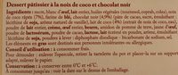 Tartelette noix de coco chocolat noir - Ingredients - fr