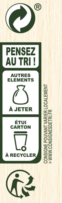 Le Gratin Butternut Pâtes & Poulet et sa sauce crème & emmental - Recycling instructions and/or packaging information - fr