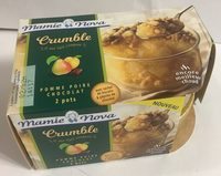 Crumble pomme poire chocolat - Product - fr