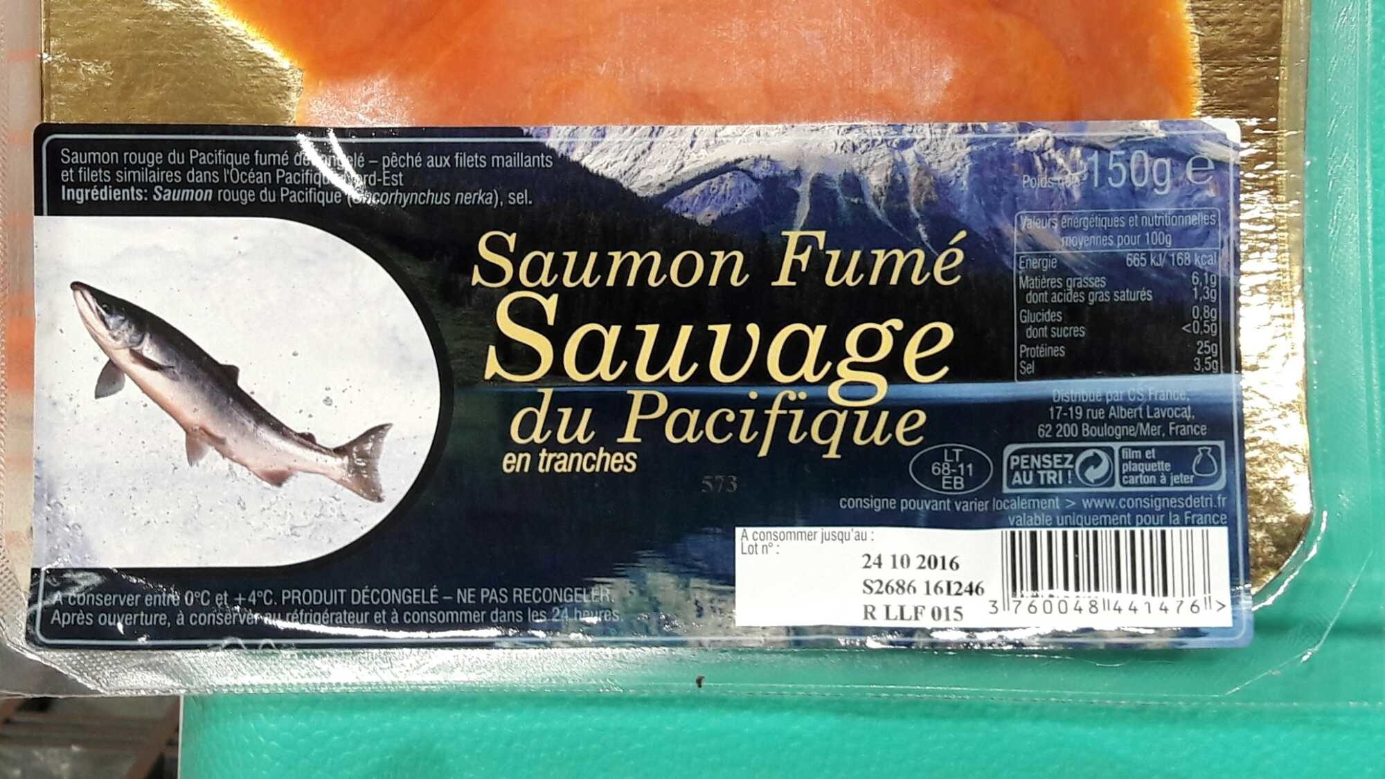 Saumon Fumé Sauvage du Pacifique - Product - fr