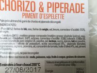 Le Préfou chorizo et piperade - Product - fr