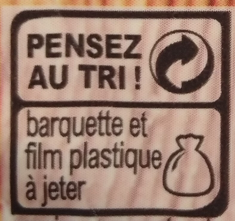 Bacon fumé - Recycling instructions and/or packaging information - fr