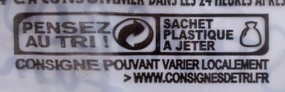 Saucisses de strasbourg fumées bio conservation sans nitrites - Recycling instructions and/or packaging information - fr